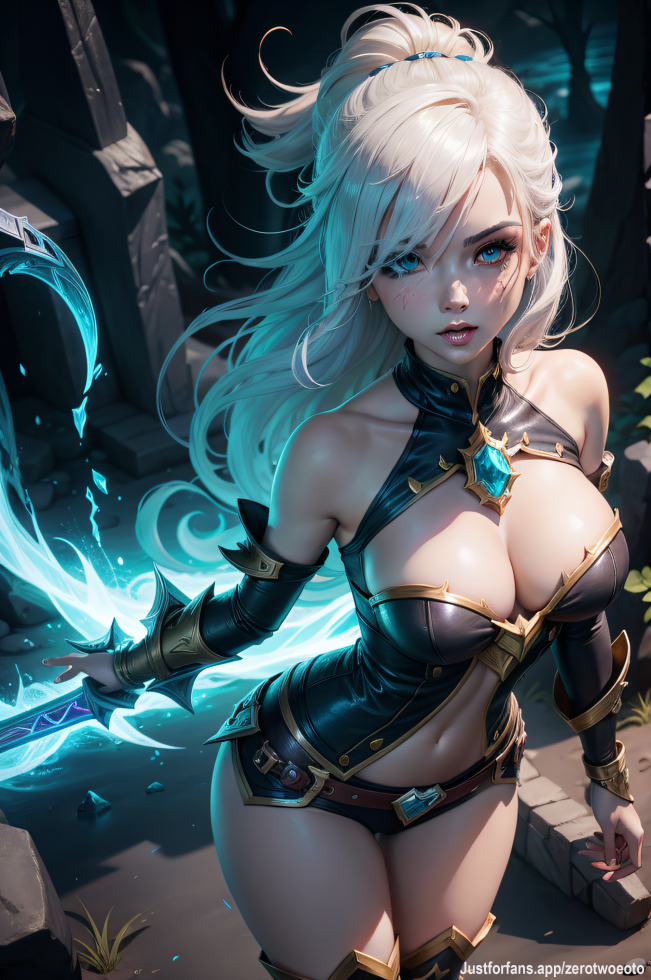 Riven - leather V2 (lvl 1)
#Riven, #silverHair,  #AI,  #clothing