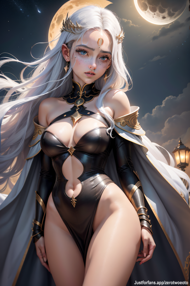 Diana - moonlight cleavage V2 (lvl 1)
#Diana, #AI , #silverhair,   #clothing