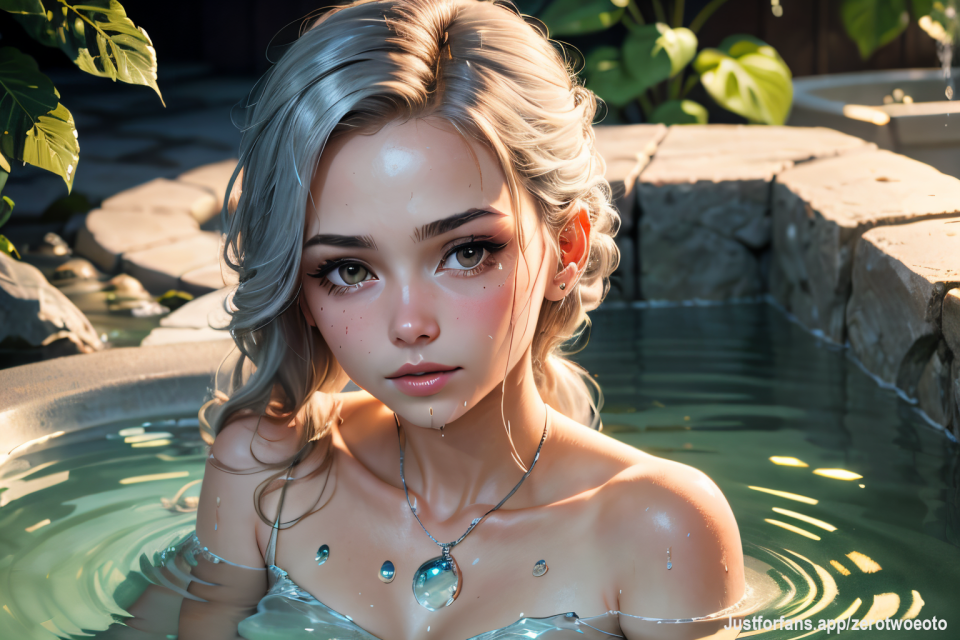 Water necklace, clothing (lvl 1)
#AI, #silverhair, #clothing