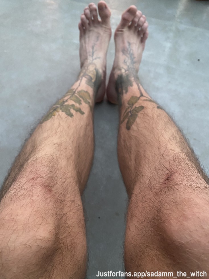 was kneeling for a while